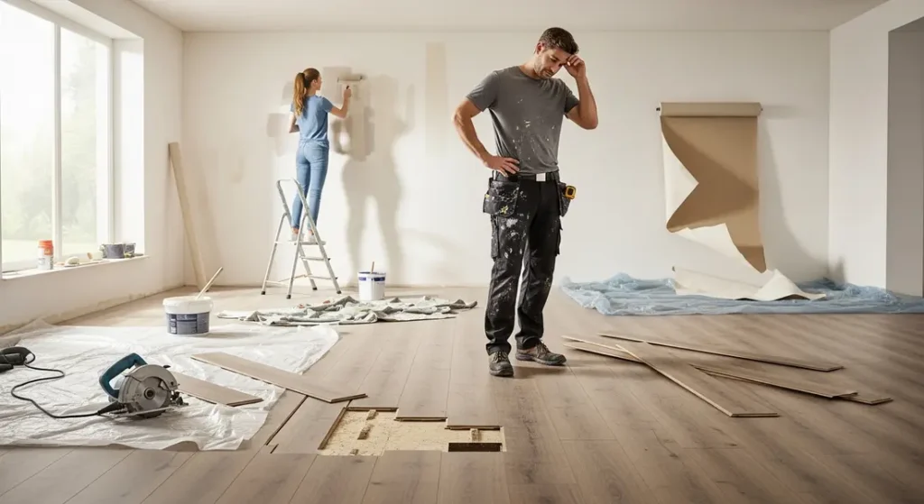 Wohnzimmer renovieren: Häufige Fehler und wie man sie vermeidet