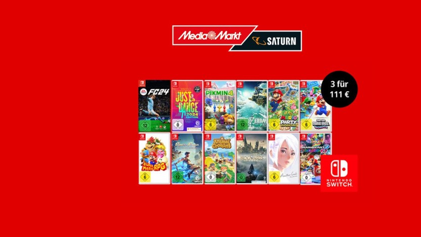 Zelda, Mario und Pokémon im Sale: MediaMarkt startet große Nintendo-Aktion