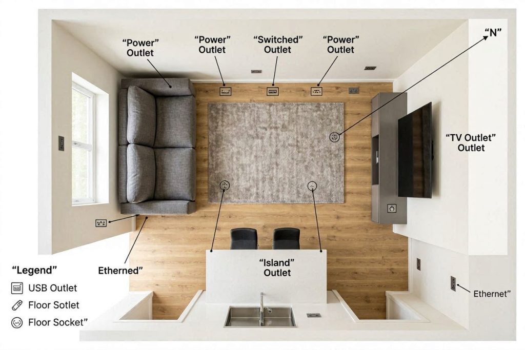 Steckdosen richtig planen: Wie viele Anschlüsse braucht eine moderne Wohnung