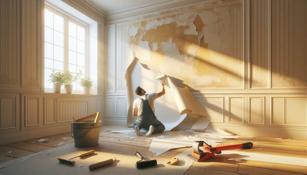 Alte Tapeten entfernen: Die besten Methoden für jede Wand