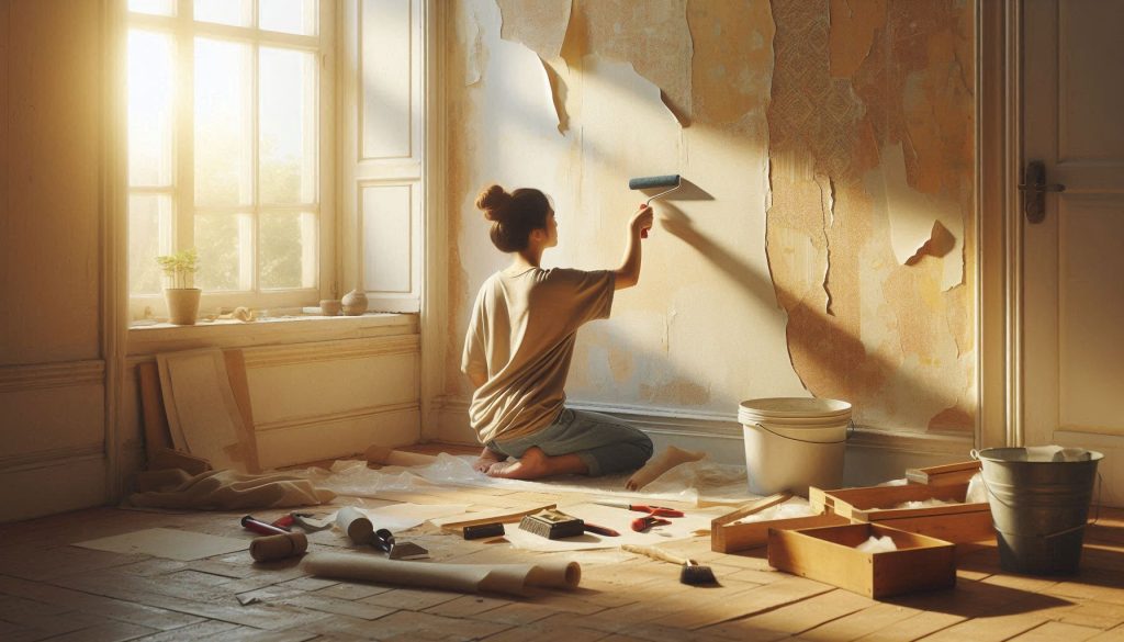 Alte Tapeten entfernen: Die besten Methoden für jede Wand
