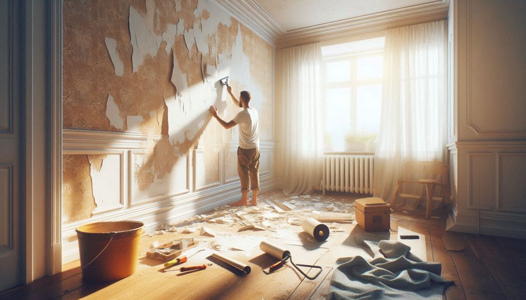 Alte Tapeten entfernen: Die besten Methoden für jede Wand