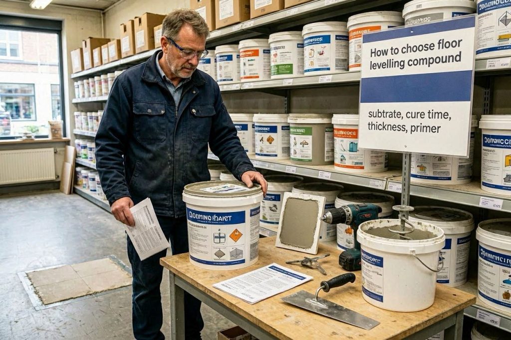 Boden nivellieren vor Vinyl, Fliesen oder Laminat: Welche Ausgleichsmasse passt