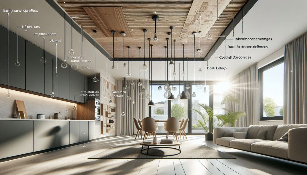 Decke abhängen: Kosten, Materialien und Vorteile in der Wohnung
