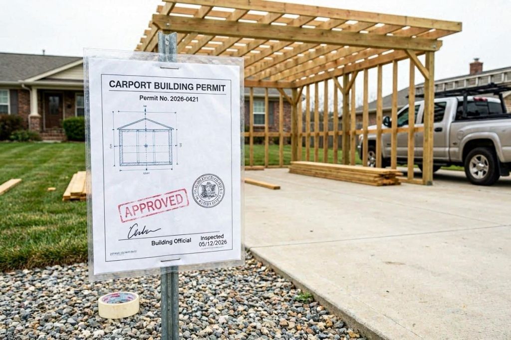 Carport bauen 2026: Mit oder ohne Baugenehmigung — alle Regeln und Kosten