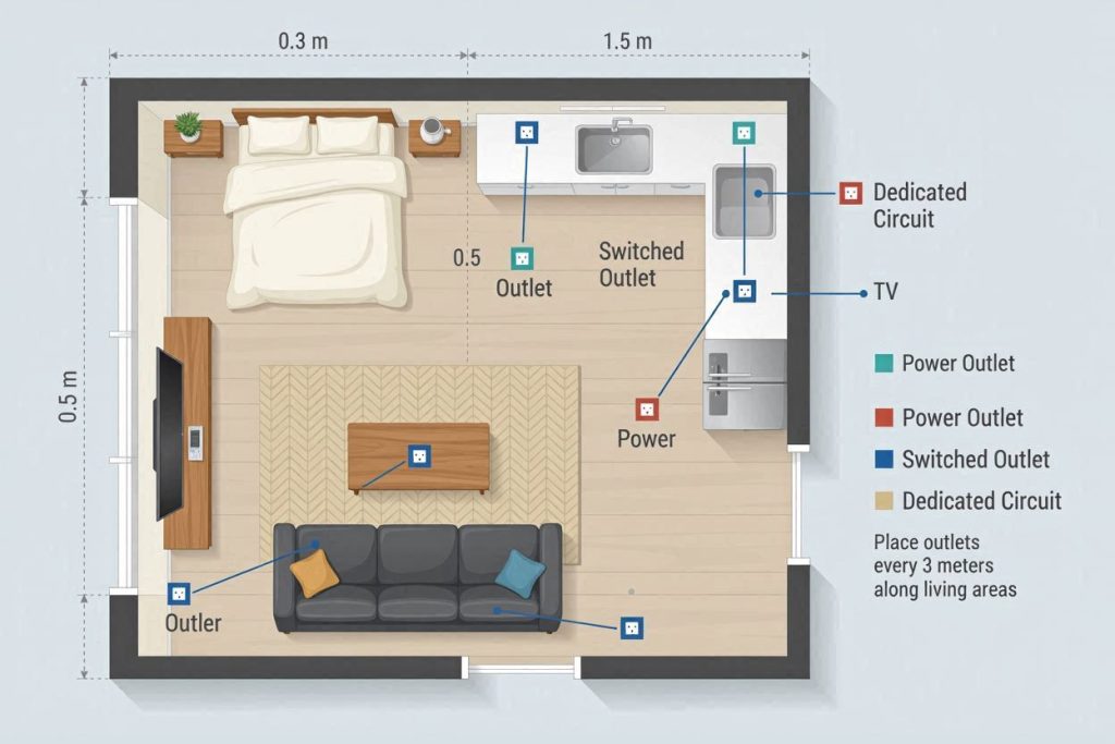 Steckdosen richtig planen: Wie viele Anschlüsse braucht eine moderne Wohnung