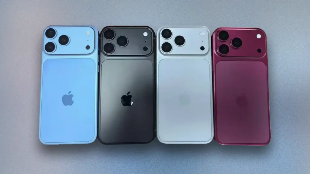 Neue Farben des iPhone 18 Pro auf echten Dummys gezeigt