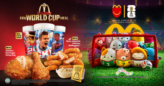 McDonald's bringt neue FIFA World Cup 26 Mahlzeiten heraus