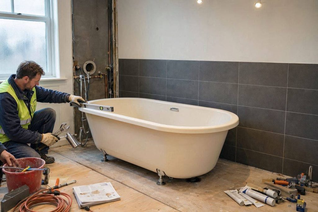 Badewanne einbauen 2026: Material, Anleitung und Tipps