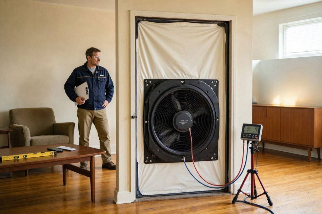 Blower-Door-Test 2026: Ablauf, Kosten und Pflicht