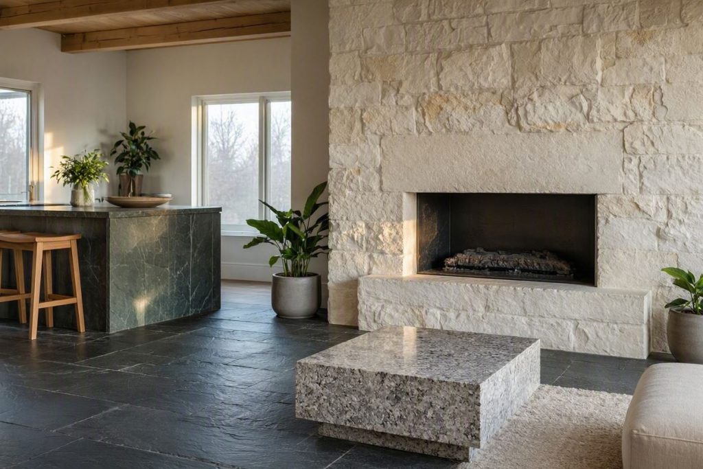 Naturstein im Haus 2026: Granit, Marmor undSchiefer