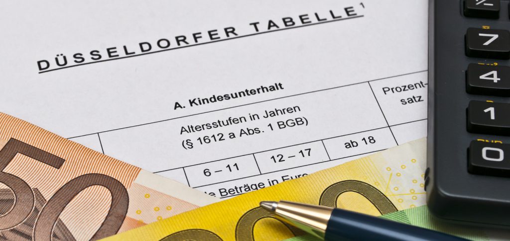 Unterhalt 2026: Düsseldorfer Tabelle, Kindes- und Trennungsunterhalt