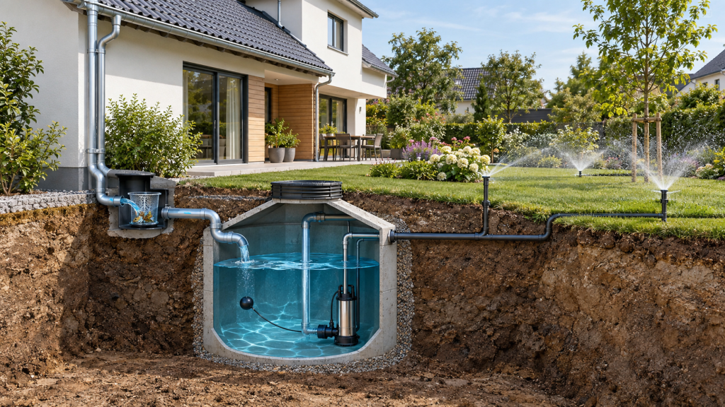 Regenwasser nutzen 2026: Zisterne, Tank undFörderung