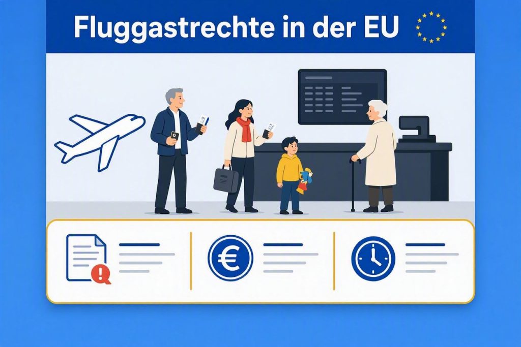 Fluggastrechte 2026 in der EU: Entschädigung,Annullierung und Stornierung