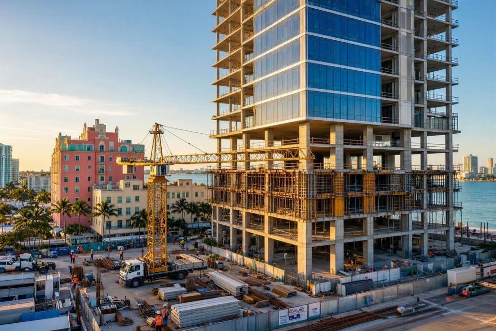 Warum ist Bauen in Miami soteuer? Grundstücke, Baukosten, Hurrikan-Schutzund Versicherungen