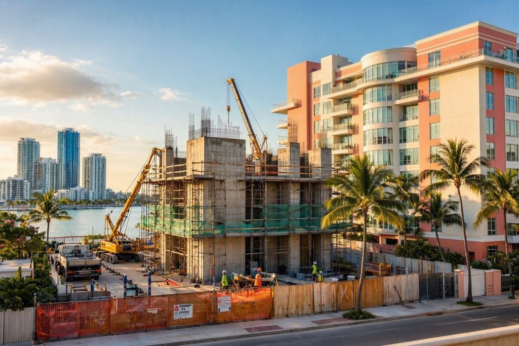 Warum ist Bauen in Miami soteuer? Grundstücke, Baukosten, Hurrikan-Schutzund Versicherungen